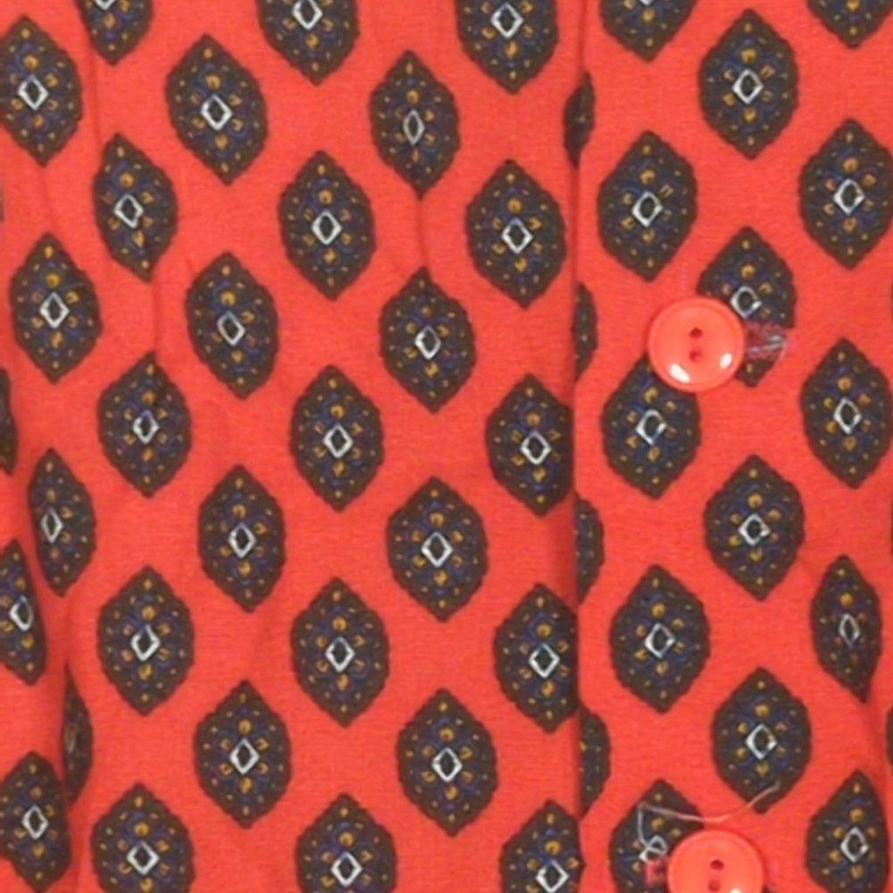 Vintage Lanz Originals Maxi Dress, c 1970s Black/Red, Size 7/8 - Picture 7 of 12